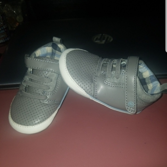 Stride Rite baby shose boys‎ S(6-12months) Gray - Picture 2 of 5